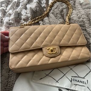 Chanel Caviar Coco Flap Medium Bag